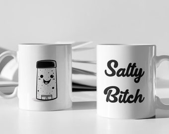 Salty mug Bitch mug Sassy funny gift for her birthday mug fun boss slay gift bitch mug gift for office gift funny coworker