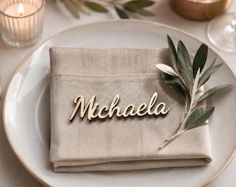 Nombres de mesa de madera cortados con láser, madera contrachapada de alta calidad para bodas, cumpleaños, eventos, fiestas, regalos personalizados para bodas.