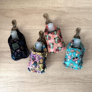 Custom Neoprene Hand Sanitizer/Small Bottle Sleeve Holder Cover/Case for Keychain or Lanyard Made-to-Order Gift for Women Teen Young Adult