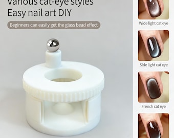 Herramienta magnética mágica para uñas con efecto ojo de gato / Accesorio fácil de usar para crear una manicura de ojos de gato espectacular, ideal para principiantes.