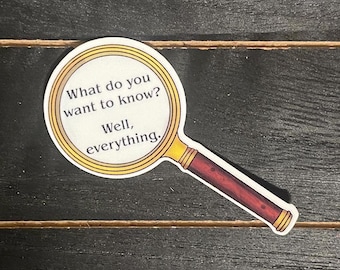 Nancy Drew Stickers, Nancy Drew, Nancy Drew CW, Nancy Drew Art, Bayside Claw, Waterresistant Sticker