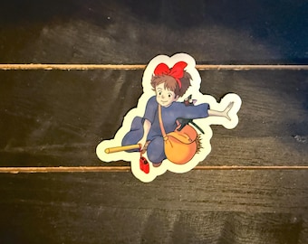 Studio Ghibli Stickers, totoro,, howl's moving castle, Mononoke, spirited away, totoro, Kiki, Castle in the Sky, Water Bottle Stickers