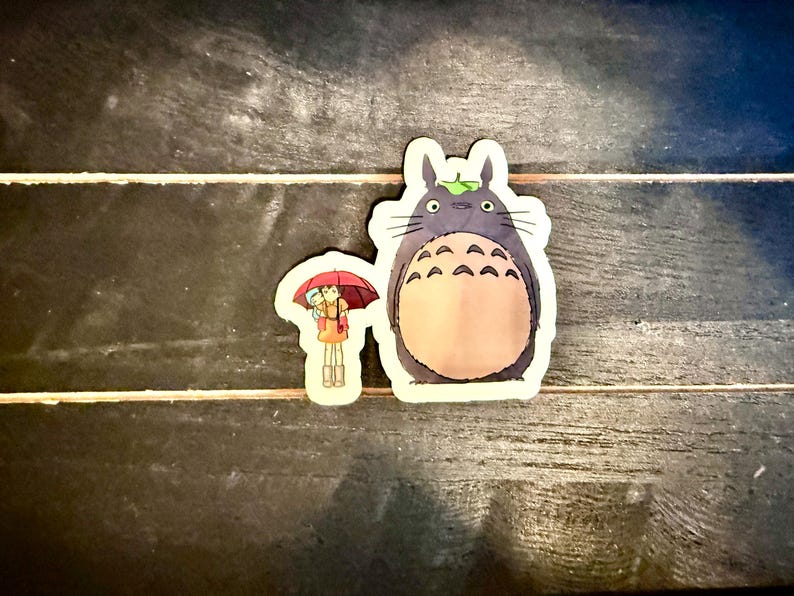 Studio Ghibli Stickers, totoro,, howl's moving castle, Mononoke, spirited away, totoro, Kiki, Castle in the Sky, Water Bottle Stickers Totoro