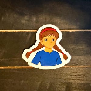 Studio Ghibli Stickers, totoro,, howl's moving castle, Mononoke, spirited away, totoro, Kiki, Castle in the Sky, Water Bottle Stickers Castle in the Sky