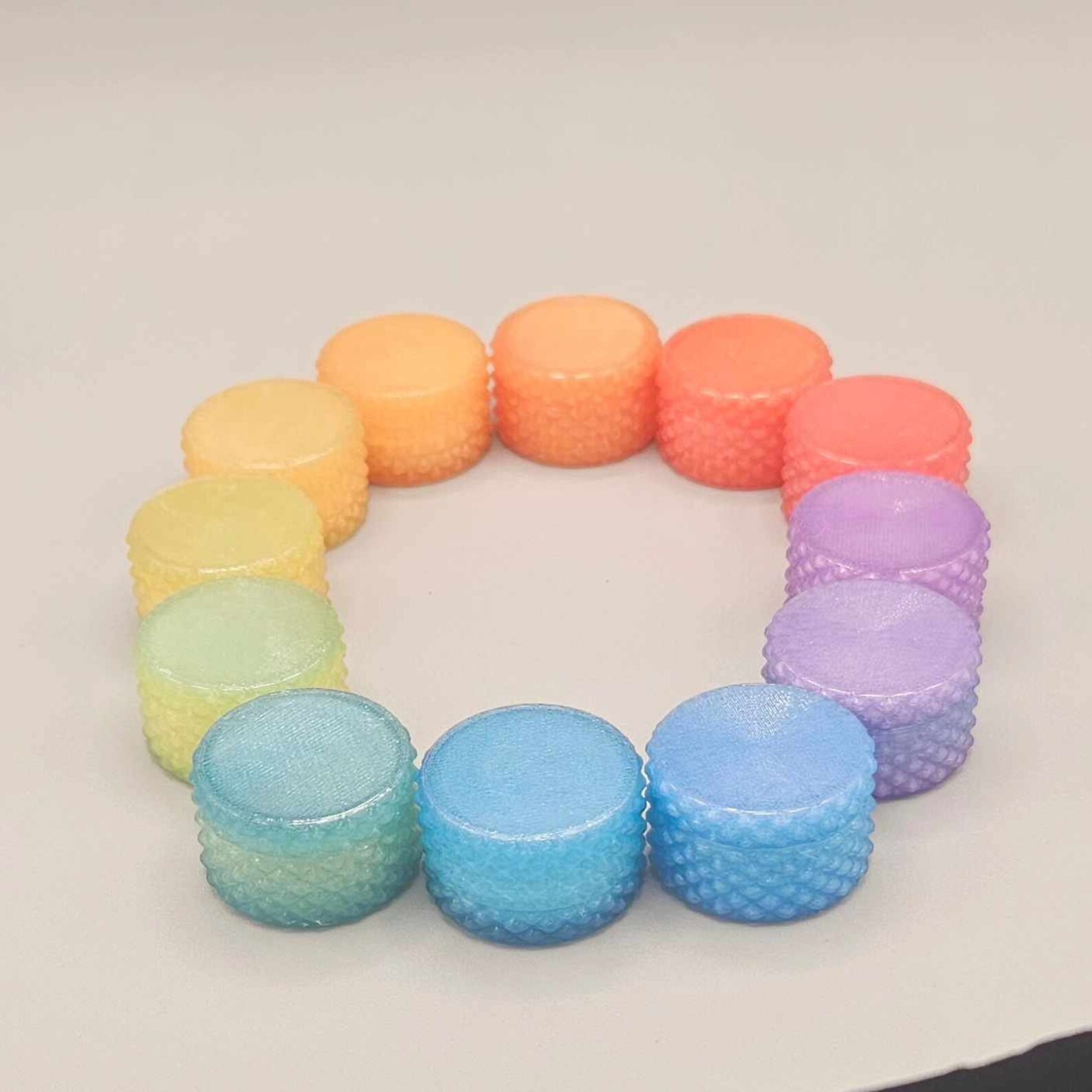 Screwtop Containers 5pack Custom Made 3d Printed Etsy