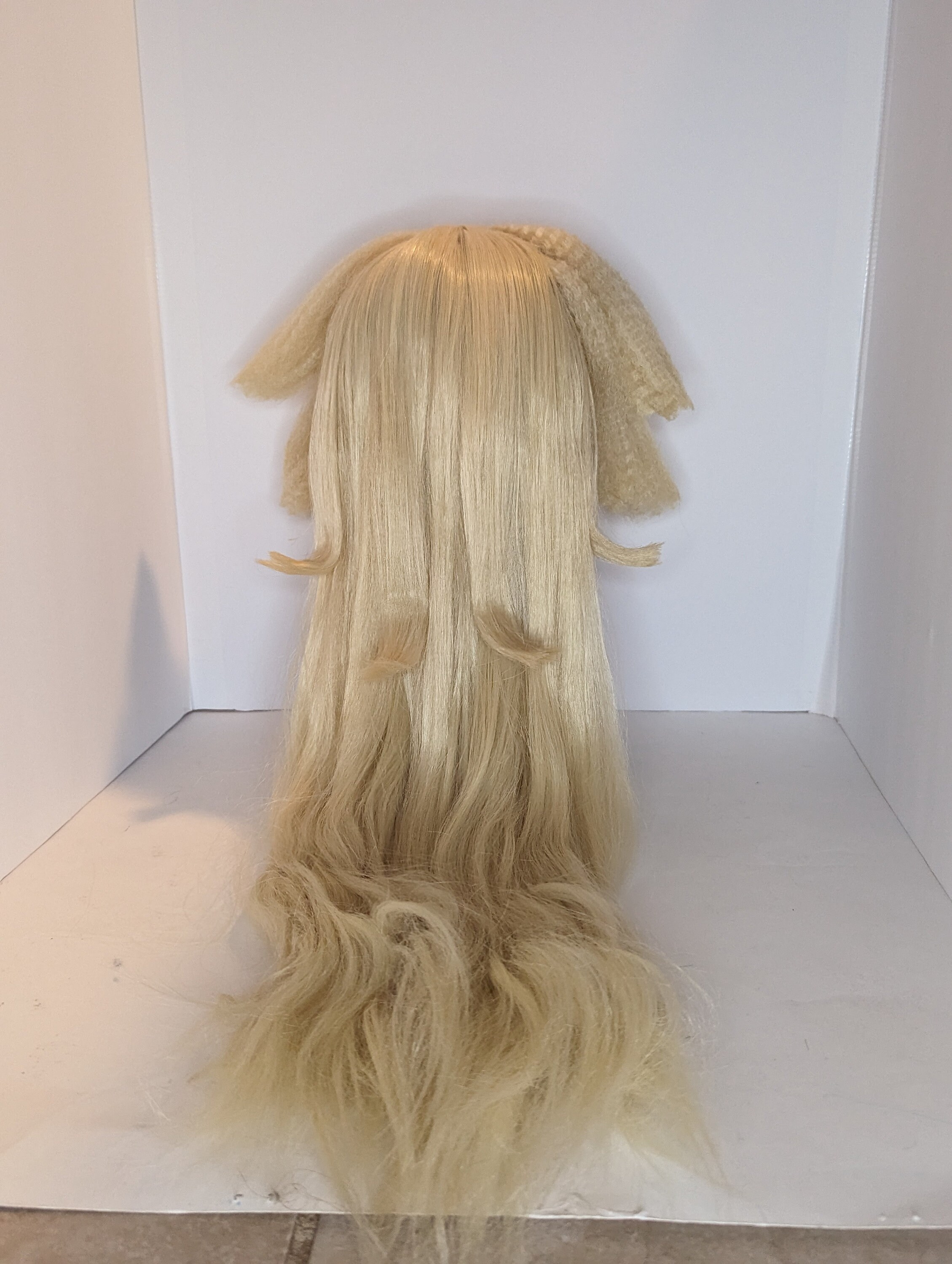Styled Blonde Princess Peach Wig Mario Etsy