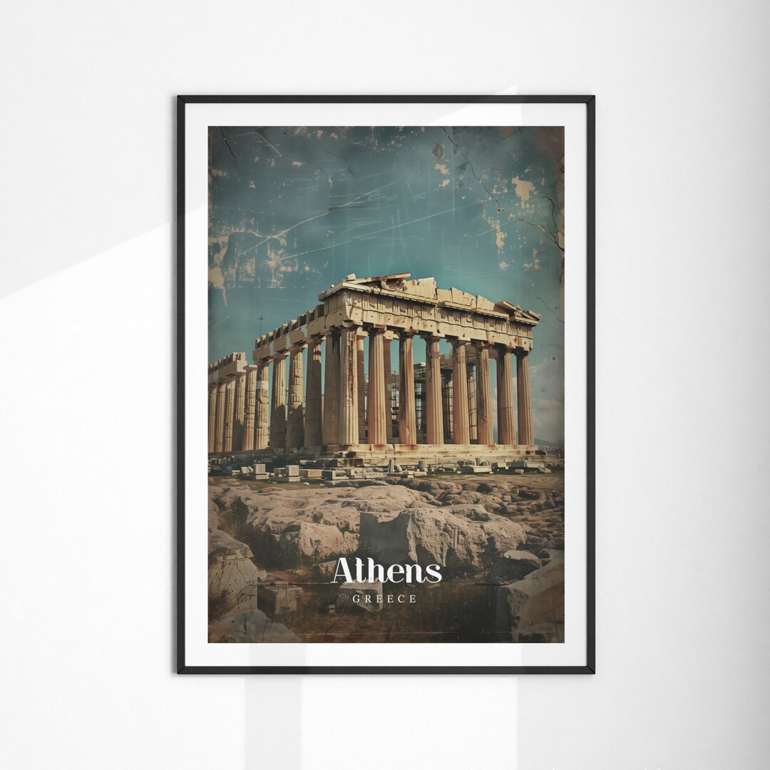 Bali Reiseposter Leinwanddruck 20x30cm - Vintage Wanddekoration