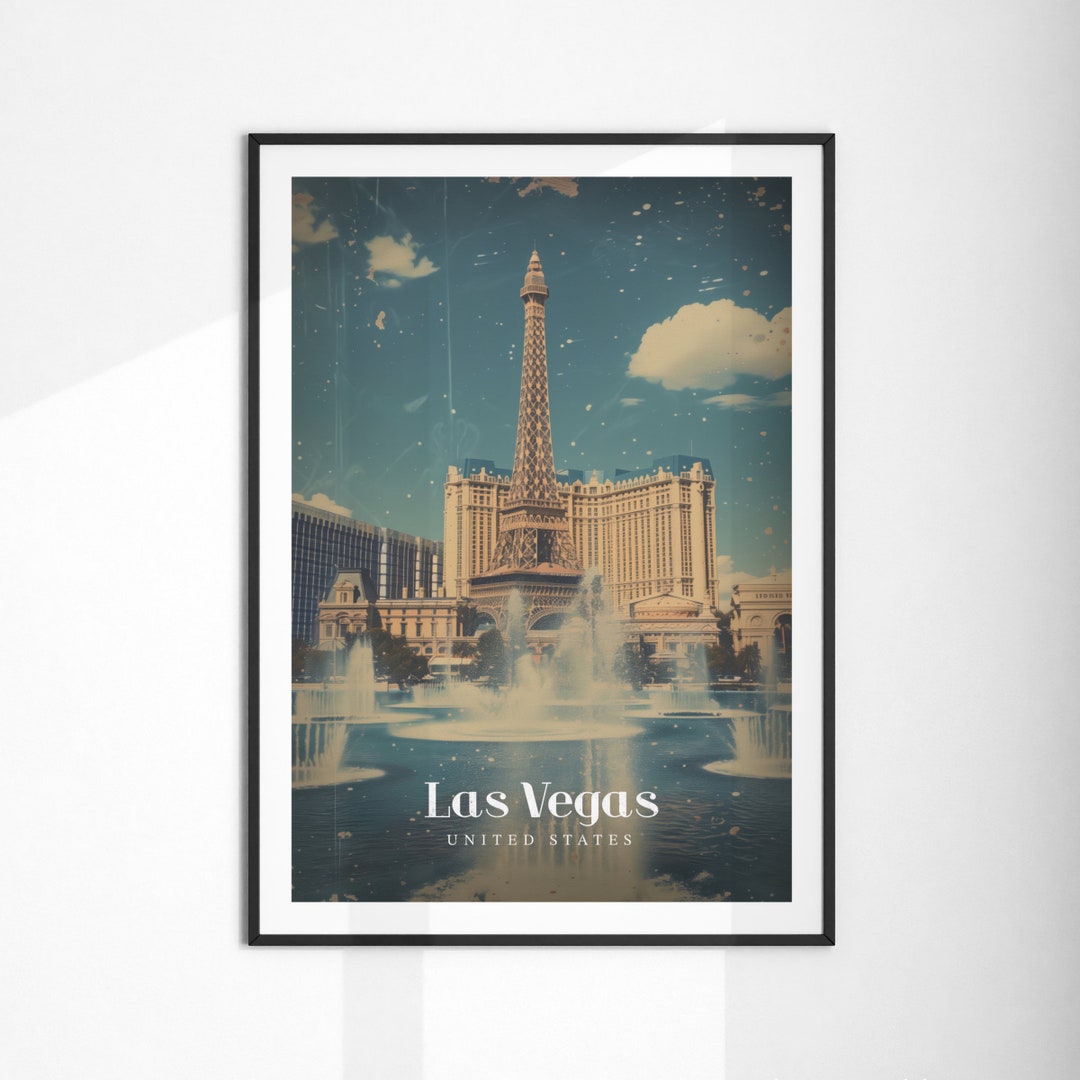 Poster « Affiche de voyage de Las Vegas », par GAGodel