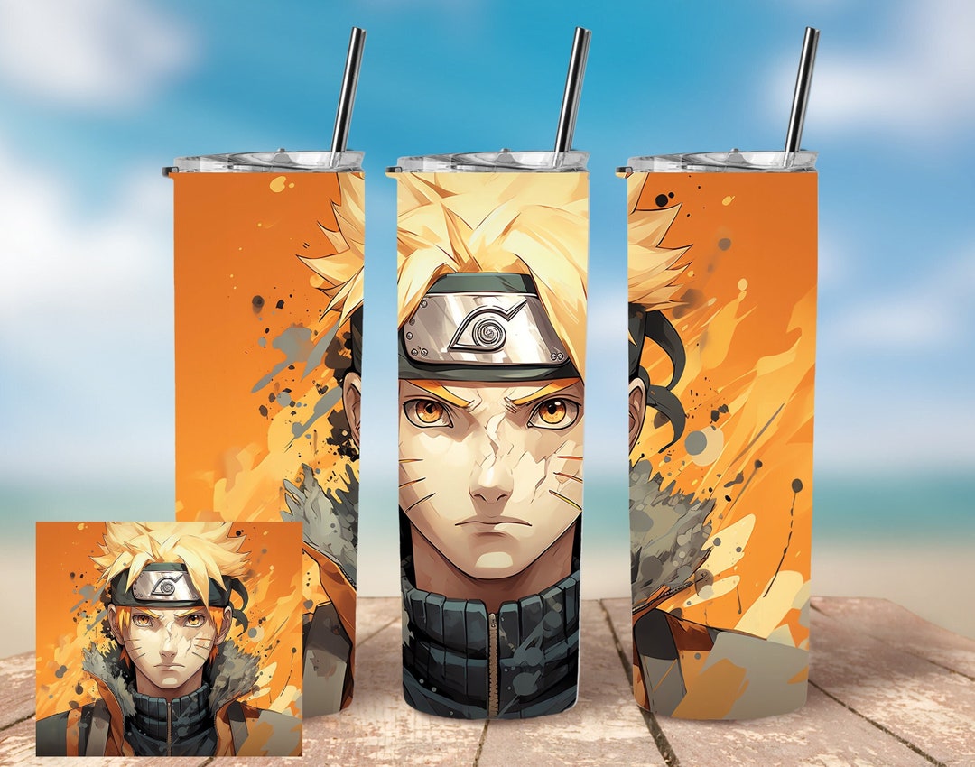 Cartoon Naruto / Tumbler Wrap / Fan Tumbler, 20oz Tumbler, DIGITAL