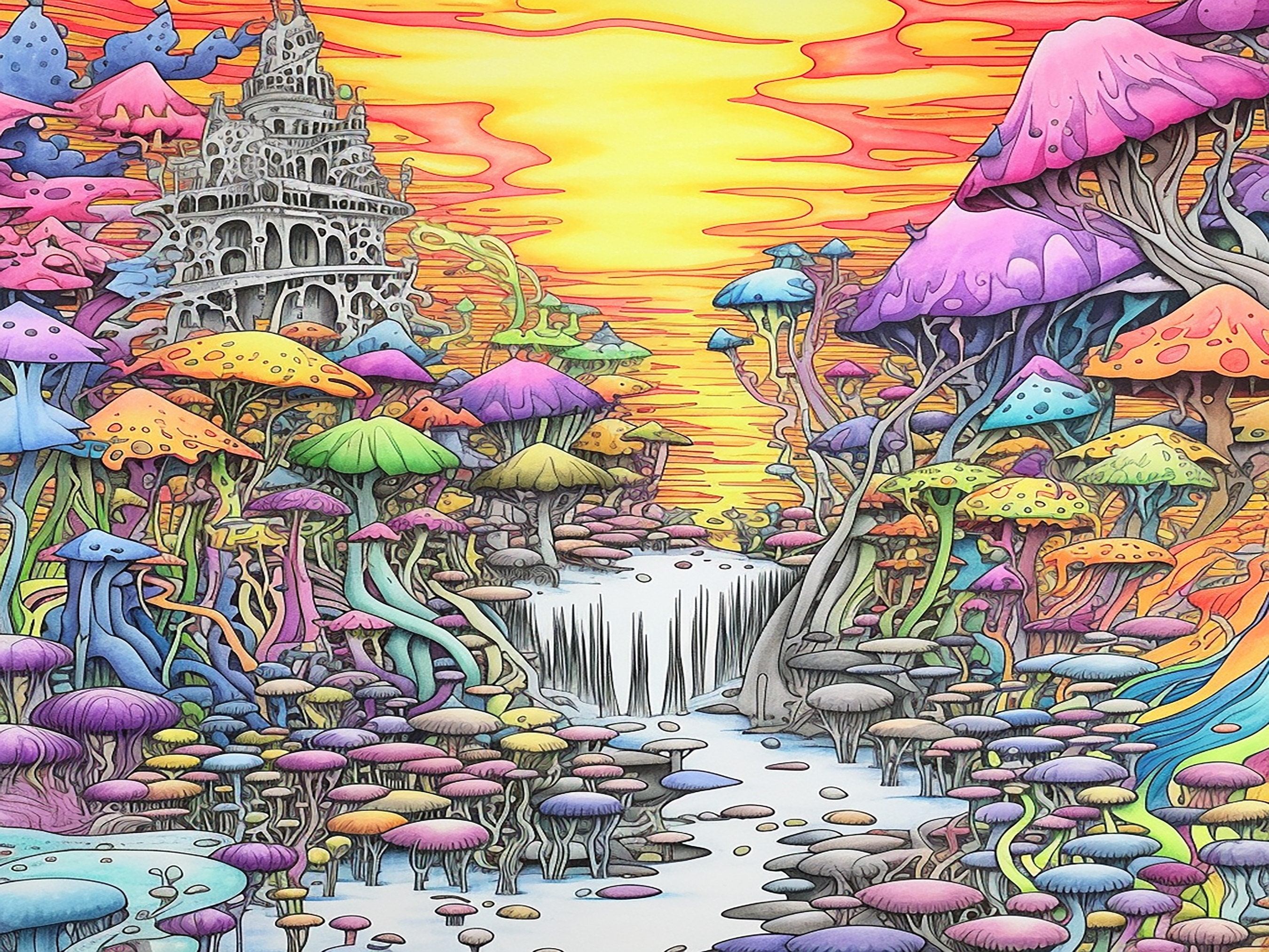 Coloring Book for Adults Digital Coloring Book PDF Coloring Book for