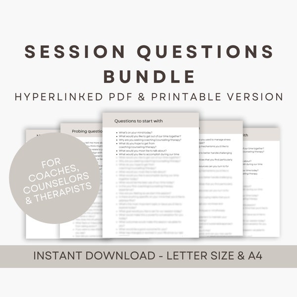 Speech Therapy Question Sheets - Etsy