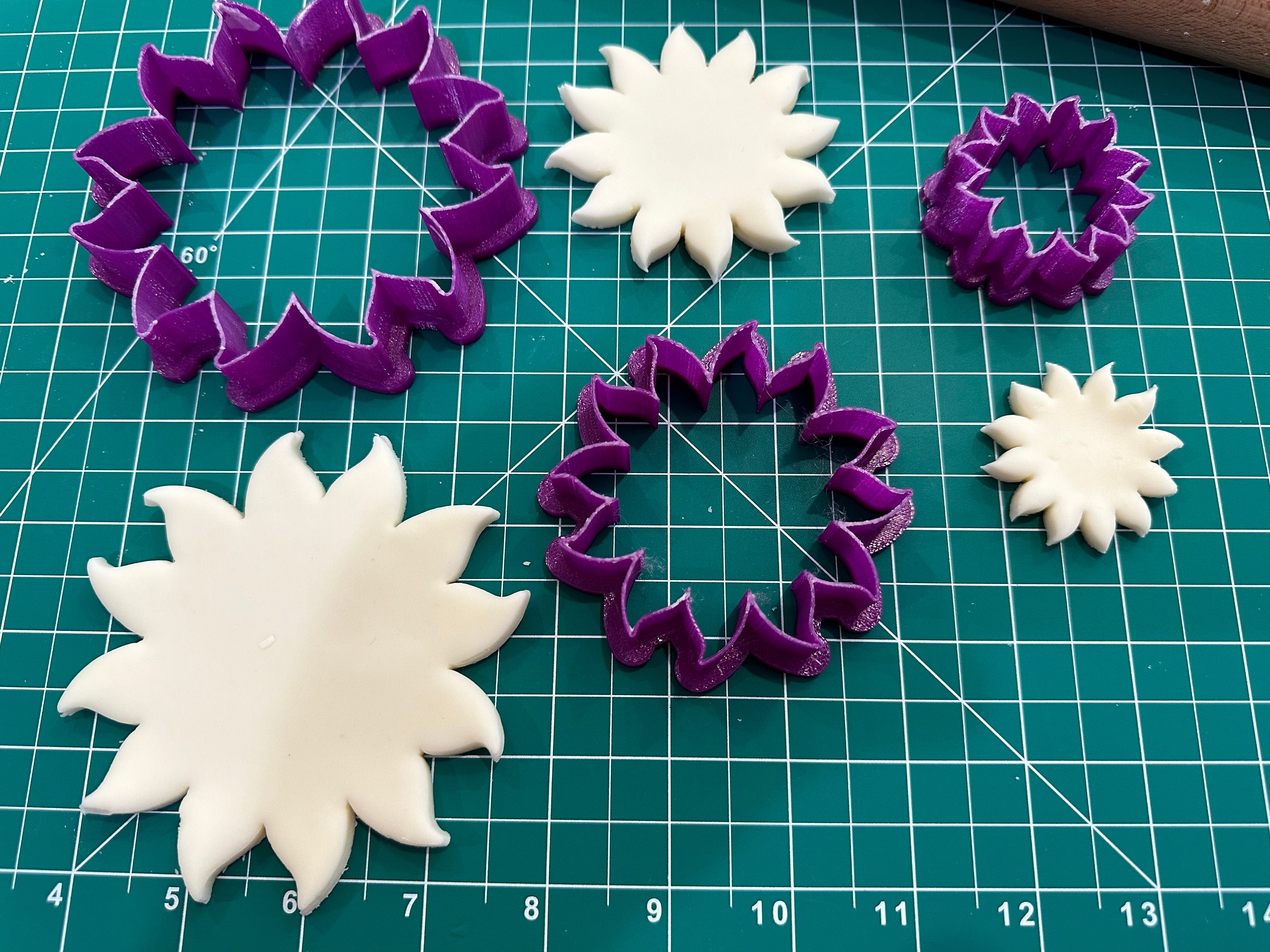 Sun Cookie Cutter Set Etsy