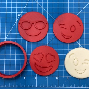 Emoji Cookie Cutter and Stamp Collection #1