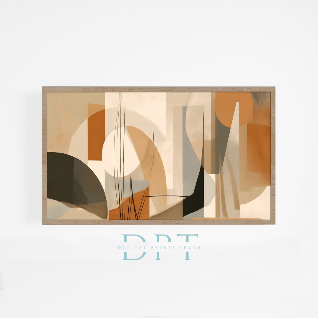 Frame TV Abstract Art, Modern Background, Samsung Art TV, Abstract Art ...