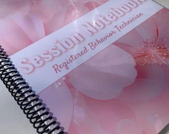 RBT Session Notebook| registered behavior technician| supervision tracker| behavior therapist| aba| aba therapy| therapy log| autism therapy