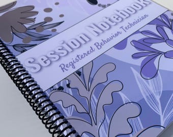 RBT Session Notebook| registered behavior technician| supervision tracker| behavior therapist| aba| aba therapy| therapy log| autism therapy