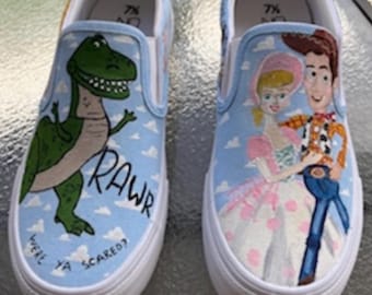 Zapatillas de lona pintadas a mano y personalizables