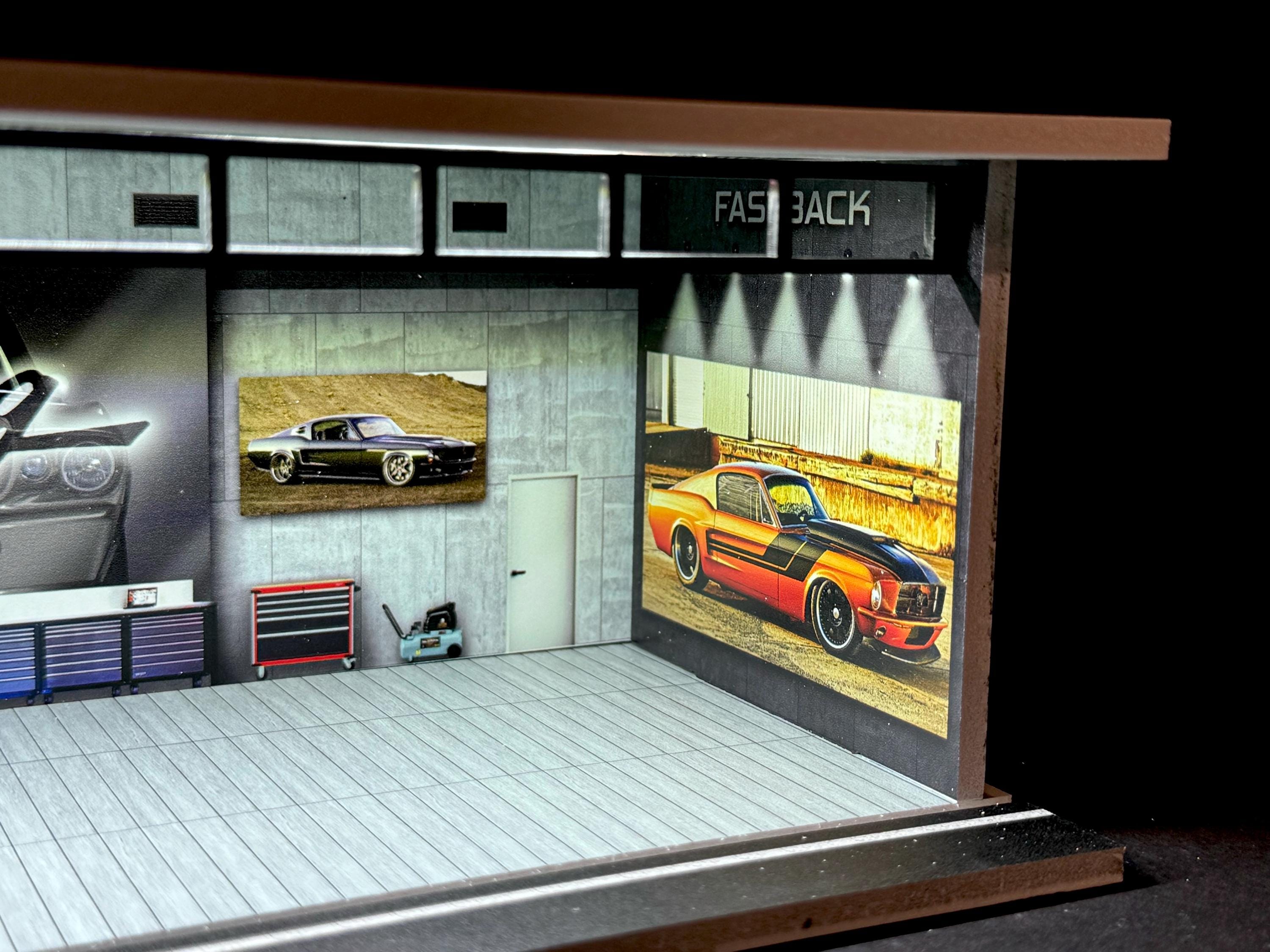 Fast Back Rope Display Fastback Theme LED Display Diorama - Etsy