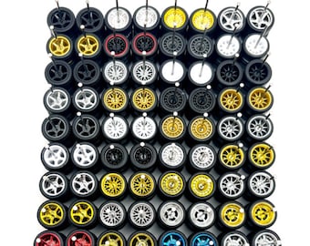 Variety Pack (10 PACK SET) 11 mm - 1/64 Scale w/ Rubber Tires