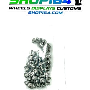 50-pack #2-56 skruvar (1/8 längd) - Korta