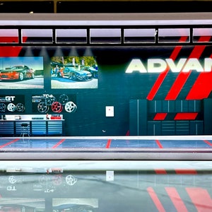 Advan Interior Garage Theme LED Display Diorama