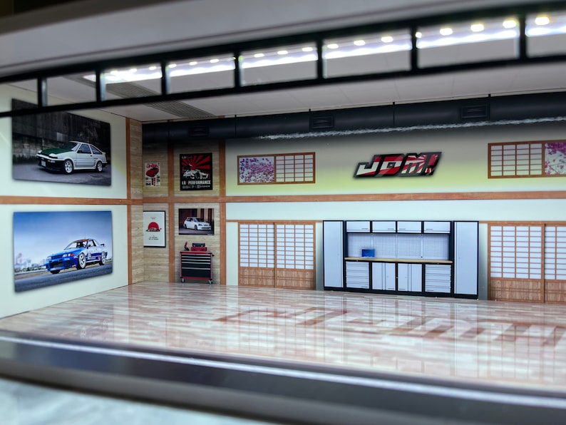 JDM Theme LED Display Diorama - Etsy
