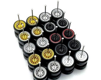 BBS Mix (5-PACKS SET) 11 mm - Skala 1/64 med gummidäck