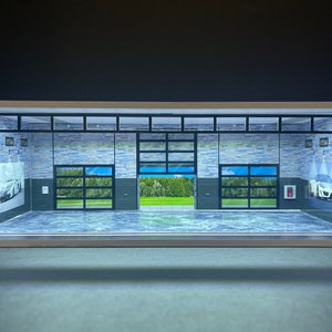 Modern Residential Theme LED Display Diorama