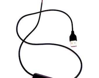 Interruptor de cable de alimentación USB de repuesto para garaje LED