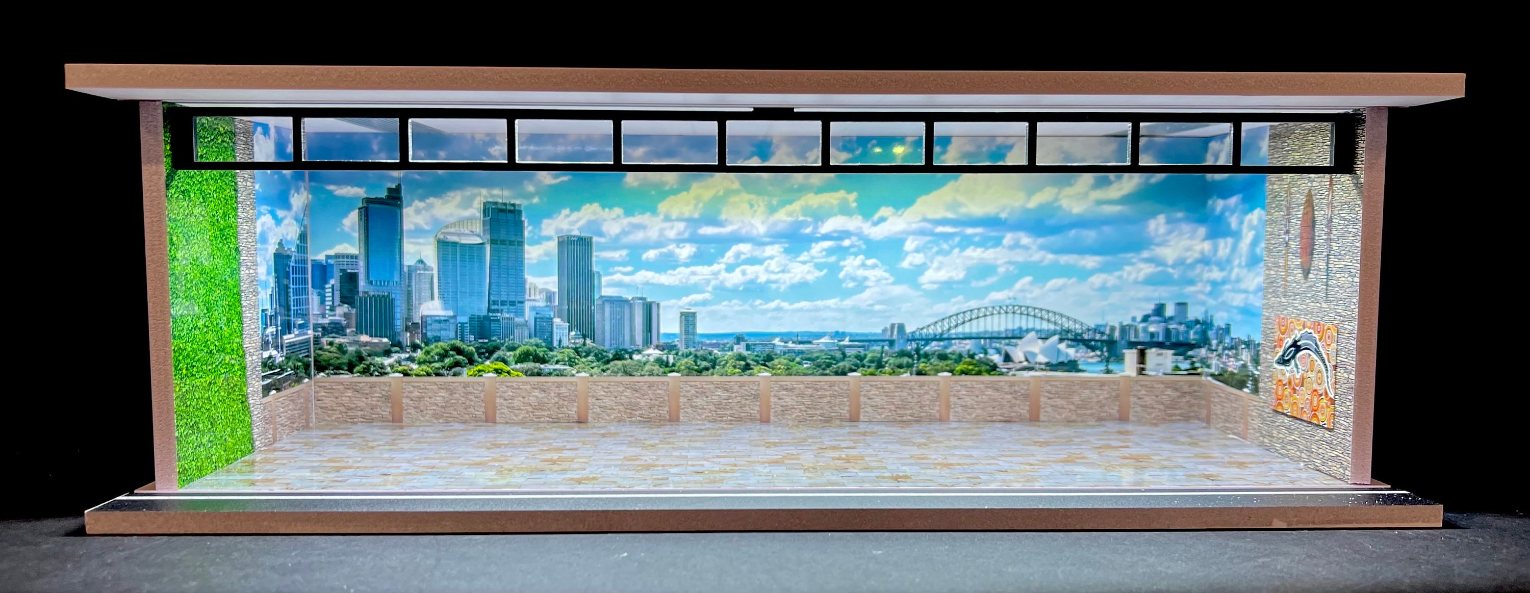 Sydney Skyline Theme LED Display Diorama