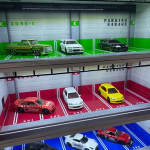 Stackable Parking Garage ALL 5 LEVELS Theme LED Display Diorama