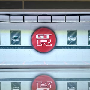GTR Garage Theme LED Display Diorama