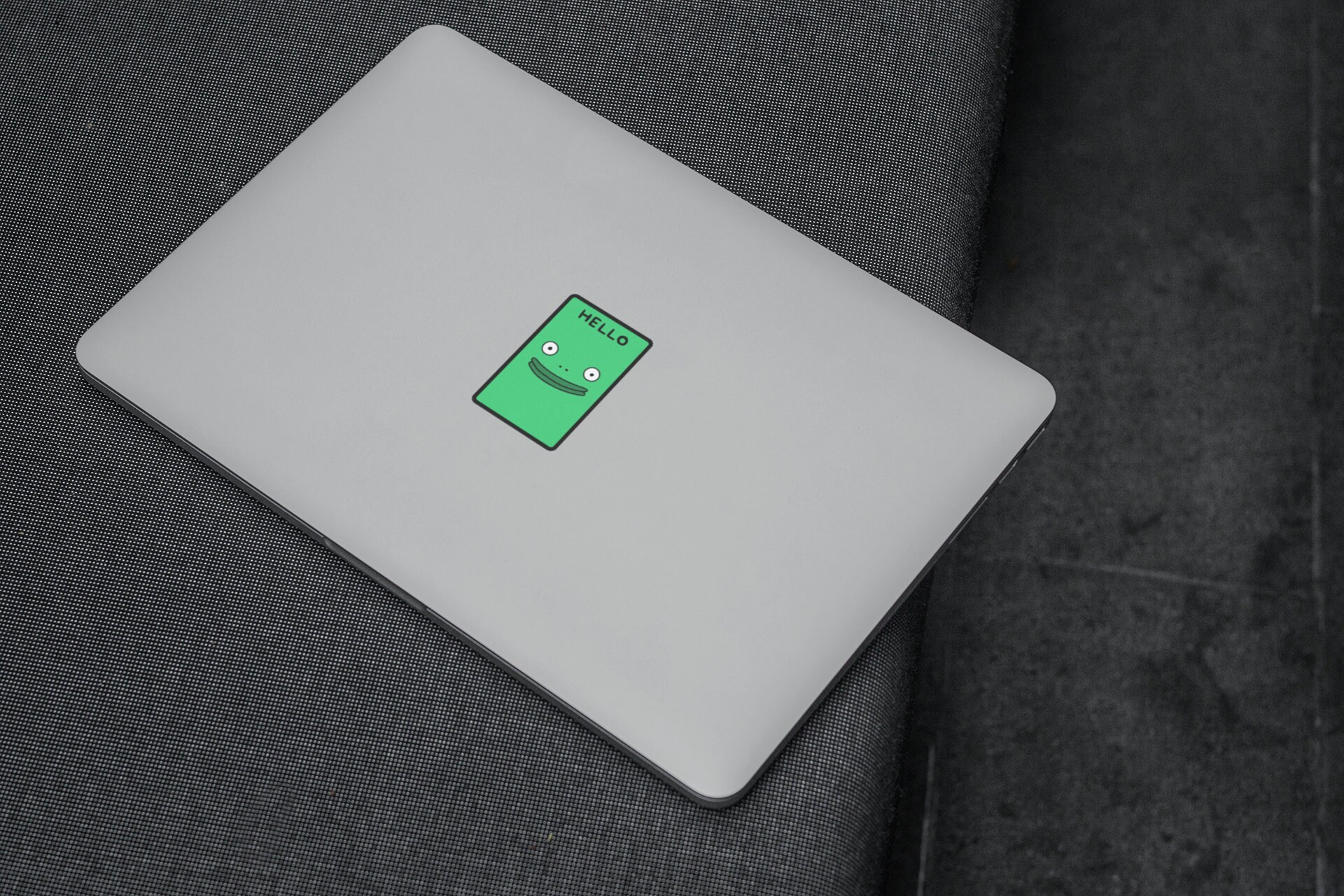 Mr. Frog Hello Vinyl Sticker | Smiling Friends Sticker | Laptop Sticker ...