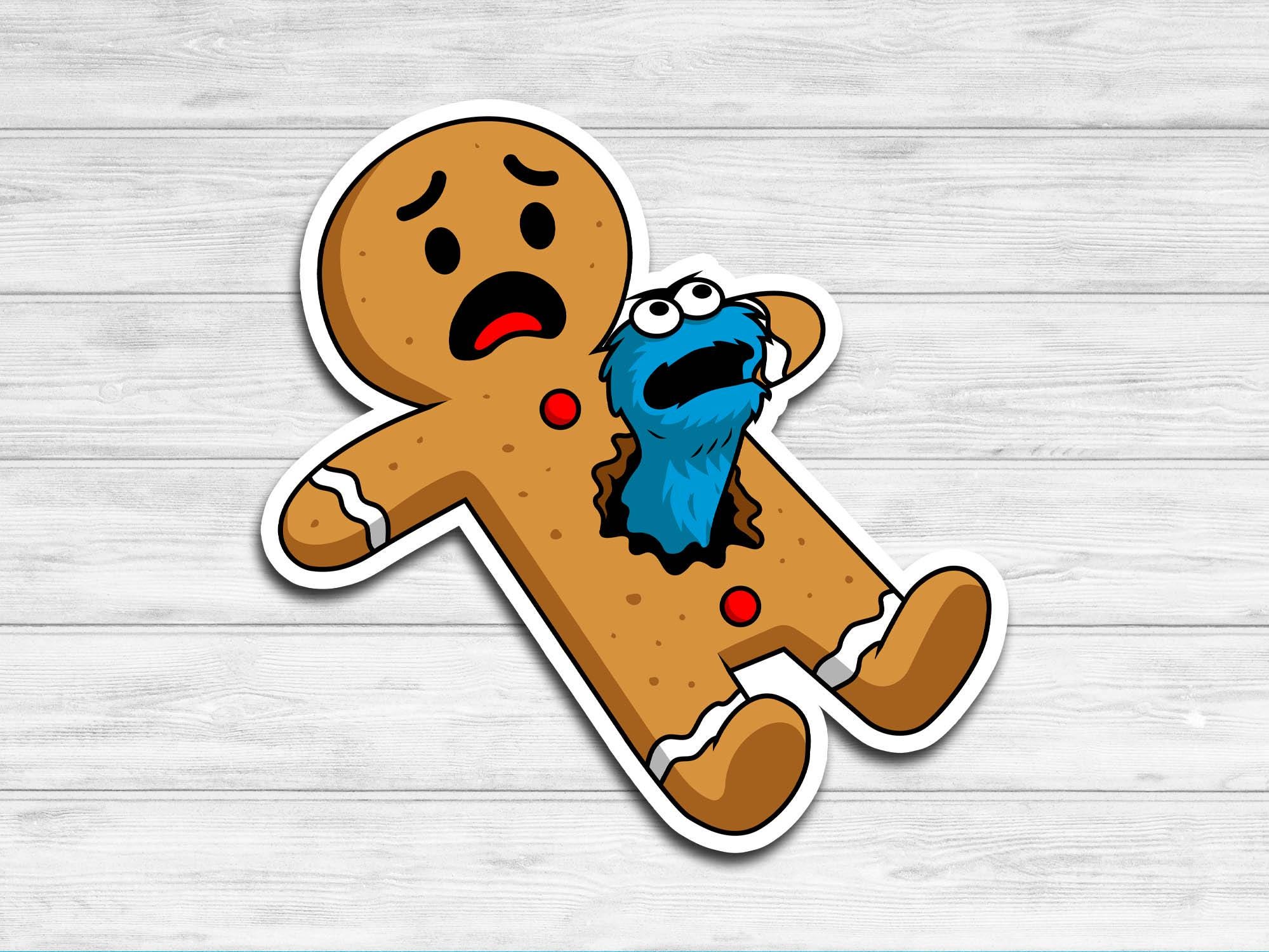 Gingerbread Cookie Burster Sticker Alien Monster Xenomorph Toolbox ...