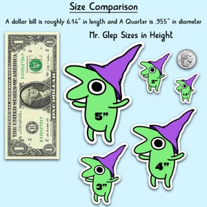 Glep Vinyl Sticker | Smiling Friends Sticker - Etsy