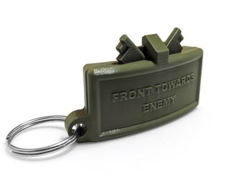 M18A1 Claymore Mine Keychain | 3D Printed | Cool Gift for Marine | Marine Corps | Official Hobbyist of the USMC; License number 36323