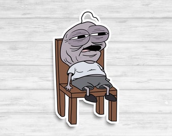 Depressed Pim Vinyl Sticker | Smiling Friends