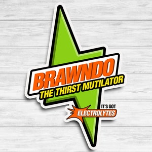 Brawndo Vinyl Sticker Idiocracy Etsy Brawndo Vinyl Sticker Idiocracy Etsy