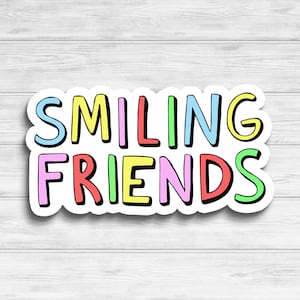 Smiling Friends Vinyl Waterproof Sticker