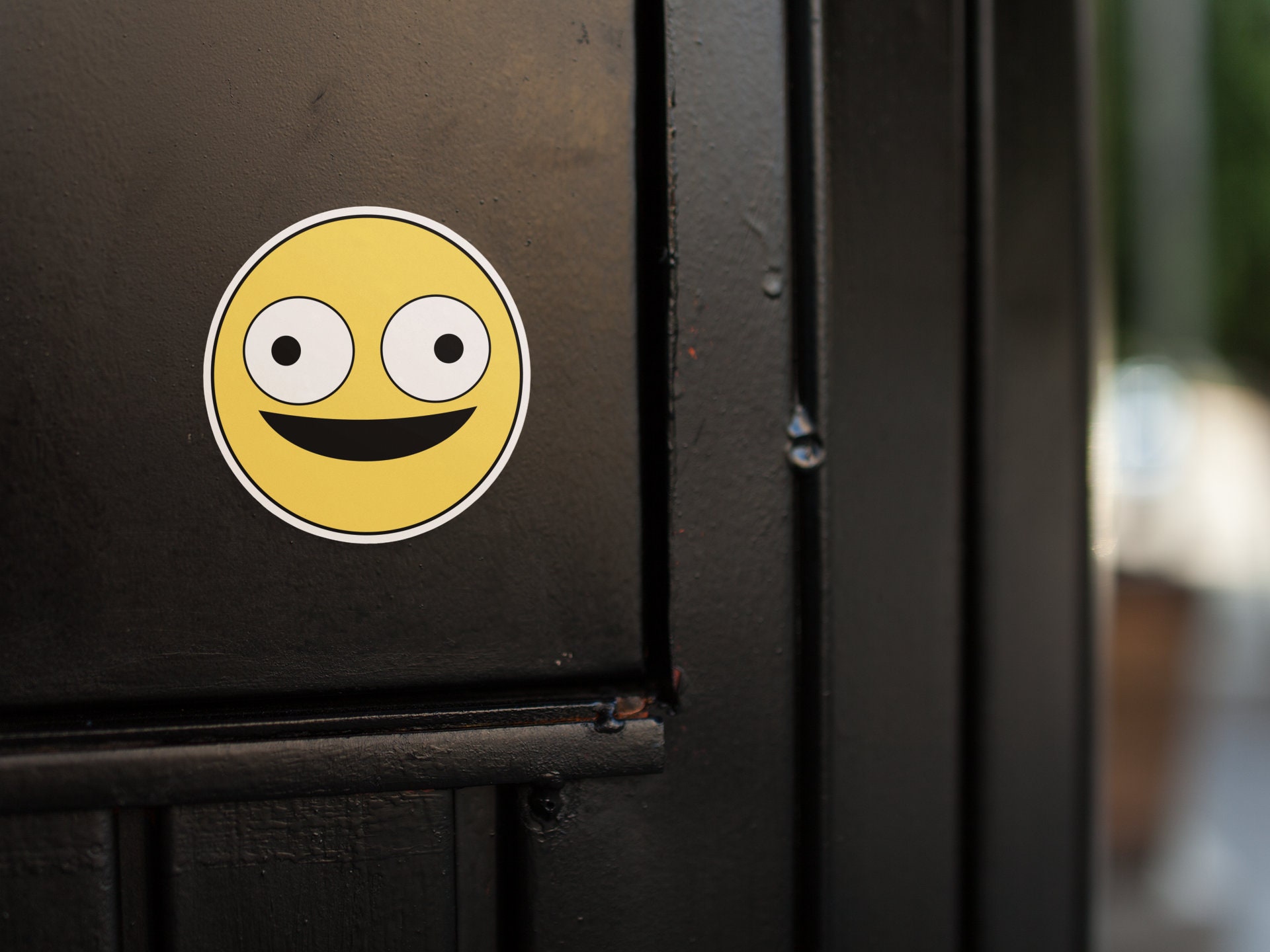 Smiling Friends Smiley Face Vinyl Sticker - Etsy
