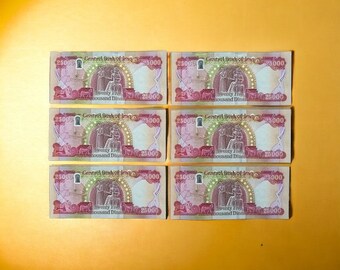 Buy 150,000 Iraqi Dinars | 6 X 25,000 IQD Banknotes | 100% Trusted, Genuine, Authentic, Uncirculated Iraq Currency | Series 2003- and 2020-