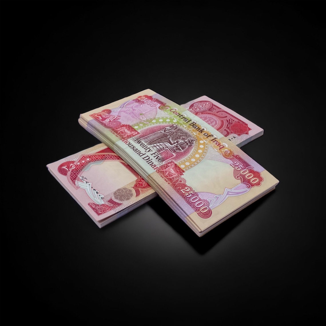 Buy 100000 Iraqi Dinars 4 X 25000 Banknotes 100000 IQD Etsy Canada