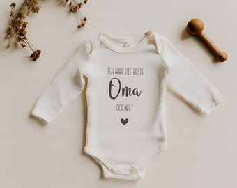 Babybody „Ich habe die beste Oma der Welt"