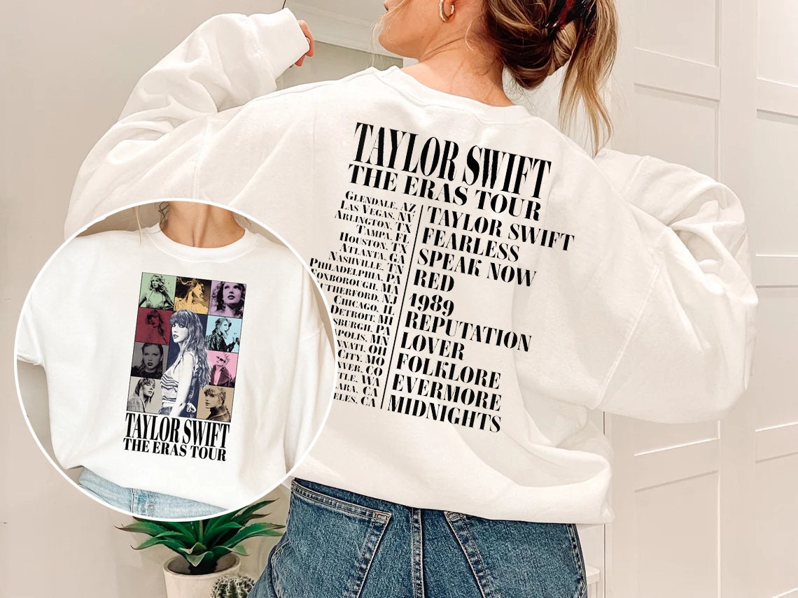 Discover Taylor taylor version Eras Tour 2023 Lieben Sängerin Zweiseitiges Pullover