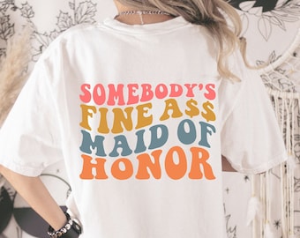 Comfort Colors Maid of Honor Shirt, Gifts for Maid of Honor, Bridal Shower, Bridesmaid Gifts