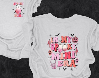 Toddler Spooky Shirt, Toddler Halloween Shirt, Mini Spooky Era Ghost Shirt, Pumpkin Tee, Toddler Tee, Baby Shirt Halloween, Baby Halloween
