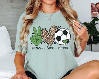 Comfort Colors Soccer Shirt, Game Day Shirt, Soccer Mama Shirt, Soccer Women, Soccer Gifts, Cute Soccer Shirt, Soccer Season
