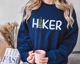 Hiking Sweatshirt, Gift for Nature Lover, Hiker Gift, Hiking Gifts for Women, Tree Sweatshirt, Gift for Mountain Lover,Nature Gift for Women