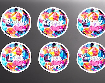 Custom Vinyl Soccer Stickers: Laptop, Water Bottle Decals