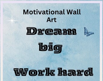 Motivational | Mindfulness | Mindset | Dreams | Focus print | Wall art | Wall decor| Digital prints | Digital downloads | Digital art |